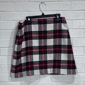 Abercrombie Plaid A-Line Skirt